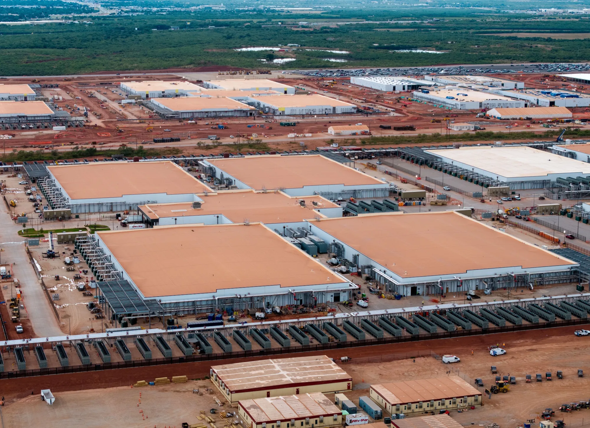 Construction At The First Stargate AI Data Center